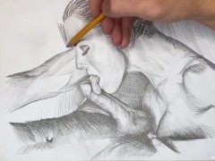 caresses dick - Screenshot 15 of 16 - Sex Sketch