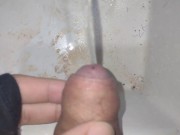 Preview 6 of Very close up  ( pee hole releasing pee