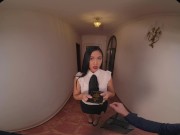 Preview 1 of FuckPassVR - VR Porn hottie May Thai gets pounded hard and face jizzed on the massage table