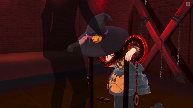 3D HENTAI BDSM Witch loves to suck cock