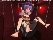 Preview 3 of 3D HENTAI BDSM Bound witch gets cunnilingus orgasm