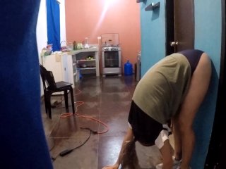 camera of my roommate doing yoga