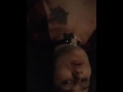Sexy Chubby Latina shakes ass and plays with pussy 