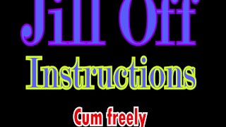 Male Moaning And Instruction Jill Off Instructions