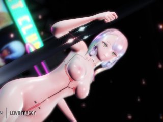 Cyberpunk 2077 - Lucy Pole Dance Action [UNCENSORED HENTAI 4K MMD R-18]