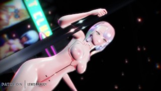 Cyberpunk 2077 Pole Dance Action UNCENSORED HENTAI 4K MMD R-18