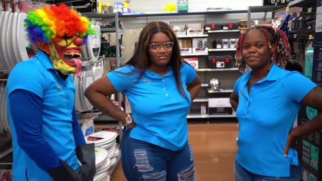 Wally World turned upside down by lesbians