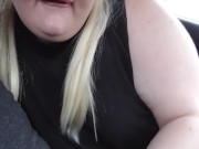 Preview 6 of BBW Lexie love sucking uber drivers black cock CAUGHT BY PASSER BY