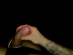 Pulling my rock hard thic cock 