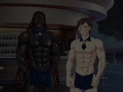 Preview 1 of Hardcore Cruising: A Sci-Fi Gay Sex Cruise! [Final] [Y Press Games] i pick Bruno anal final