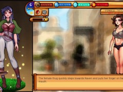 Meet stranger naked by a lake and show him my pussy in Raven's Quest / Part 1 / VTuber