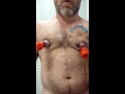 Preview 1 of Preview - Nip pump and play makes HairyBeastXXX cum hard