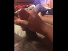 Boy Plays With Black Cock And Cums