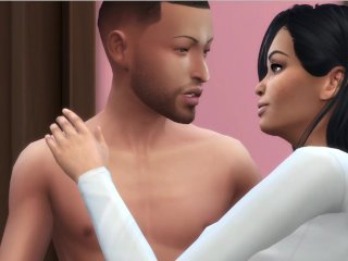 sims 4, uncensored, embarassed, big tits
