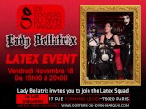 LATEX NIGHT! Do you want to be part of the Latex Squad in Paris with Lady Bellatrix?