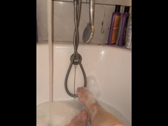 My sexy legs in the tub