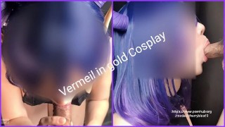 Blowjob Vermeil In Gold Cosplay