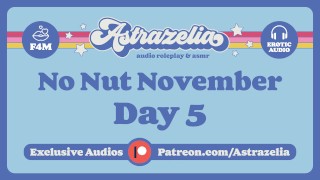 No Nut November Challenge - Jour 5 [Se masturber] [Goûter mon sperme] [Real Wet Pussy] [ASMR]