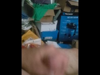 Morning wood cumshot