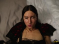 Sexy witch instead of a Halloween party got your dick