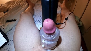 My Swollen Cock Is Milked By The Handy Fleshlight