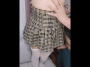 Preview 4 of Schoolgirl skips class to go fuck her teacher for better grades