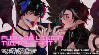Fuck me like a Twitch e-Girl / Hentai Neko Boy Ahegao || NSFW Audio and Dirty Talk ASMR