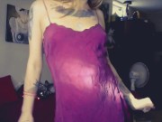 Preview 1 of Slowly Stripping Off Sexy Nighty