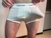 Preview 1 of Big White Bulge Underwear