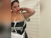 Preview 6 of Horny latina Maid