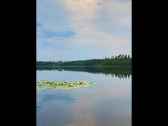 Video At a Lake - Vertical HD 60fps