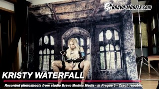 487 Kristi Waterfall Cosplay Photoshoot In Our Studio