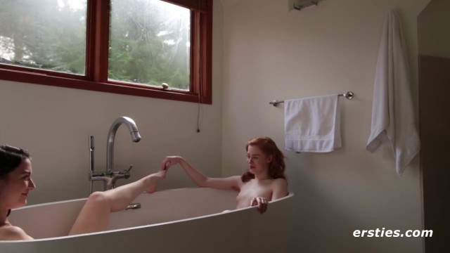 Ersties: Hot Amateur Lesbians Take a Sexy Bath Together