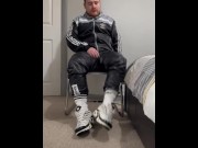 Preview 5 of Checkout my OF for full Assoxx trackies wank video