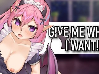 Your Succubus Maid DEMANDS her Paycheck in CUM