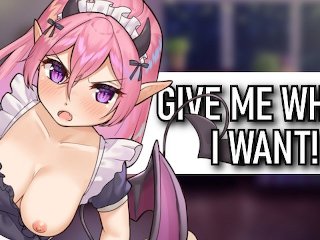 wet pussy sounds, maid hentai, maid roleplay, hentai
