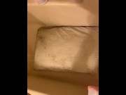 Preview 1 of Using a pillow as a toilet pt 4 day 3