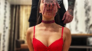For A Gorgeous Girl With A Tattoo Creampie And Deepthroat Spanking Combined With Hard Sex