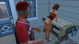 My Stepmother is Good at Carpentry, That's why I Want to Fuck her - Sexual Hot Animations