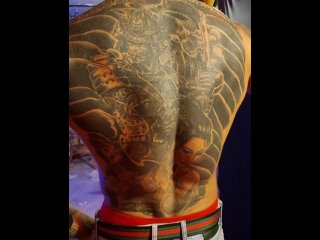 My new tattoo. Would you like a massage? I'm going now, who's going to pay me for this?