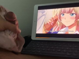 MASSIVE Cumshot in Teen Step-Sis Panties as I Watch Hentai