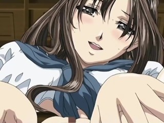 HentaiPros - Anime Schoolgirl rubs clit on classmate thinking of her stepbro