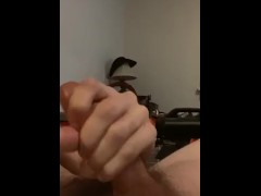 Solo male masturbation