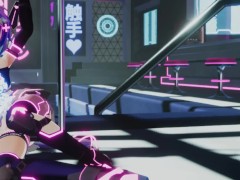 Project Melody - Pussy Play . VR SEX . Future Sex girl for Masturbating , Virtual girl show PUSSY