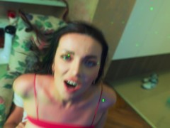 Студентка во время вечеринки изменила парню с его дедом - Screenshot 3 of 16 - Group Sex Party