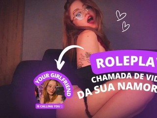 JOI ROLEPLAY | Sua Namorada Te Liga no Intervalo do Trabalho e Guia Sua Punheta 💦 - Yuna Kitty