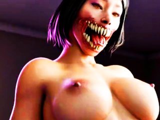 big tits, animation, gamer girl, mileena