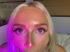 POV Relaxing BJ From Your Cute Blonde Girlfriend - Remi Reagan