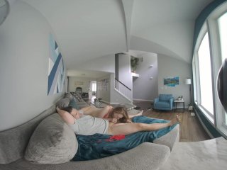 Voyeur VR - Fucking My Boyfriend in His LivingRoom - Jess & James