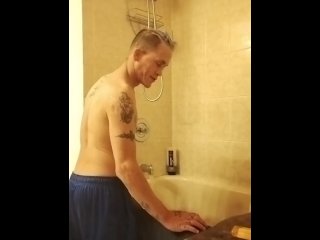 creampie, cumshot, hardcore, washing hair